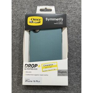 Otterbox Symmetry Cactus Leather MagSafe Series Apple iPhone 16 Plus Green
